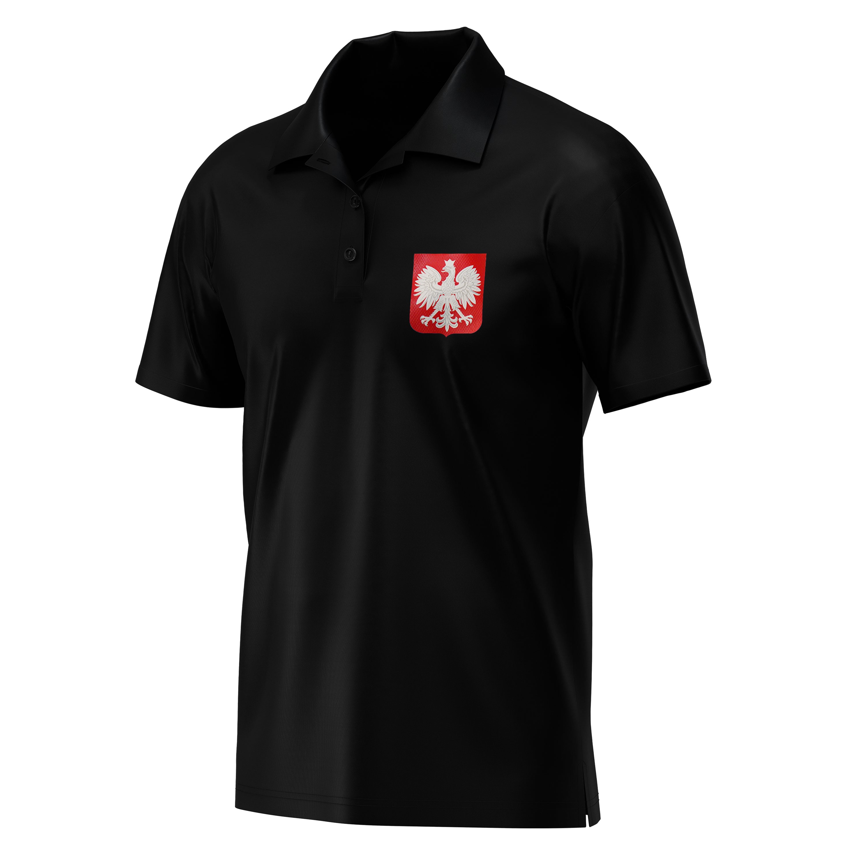 Koszulka Polo Reprezentacji Polski Czarna.