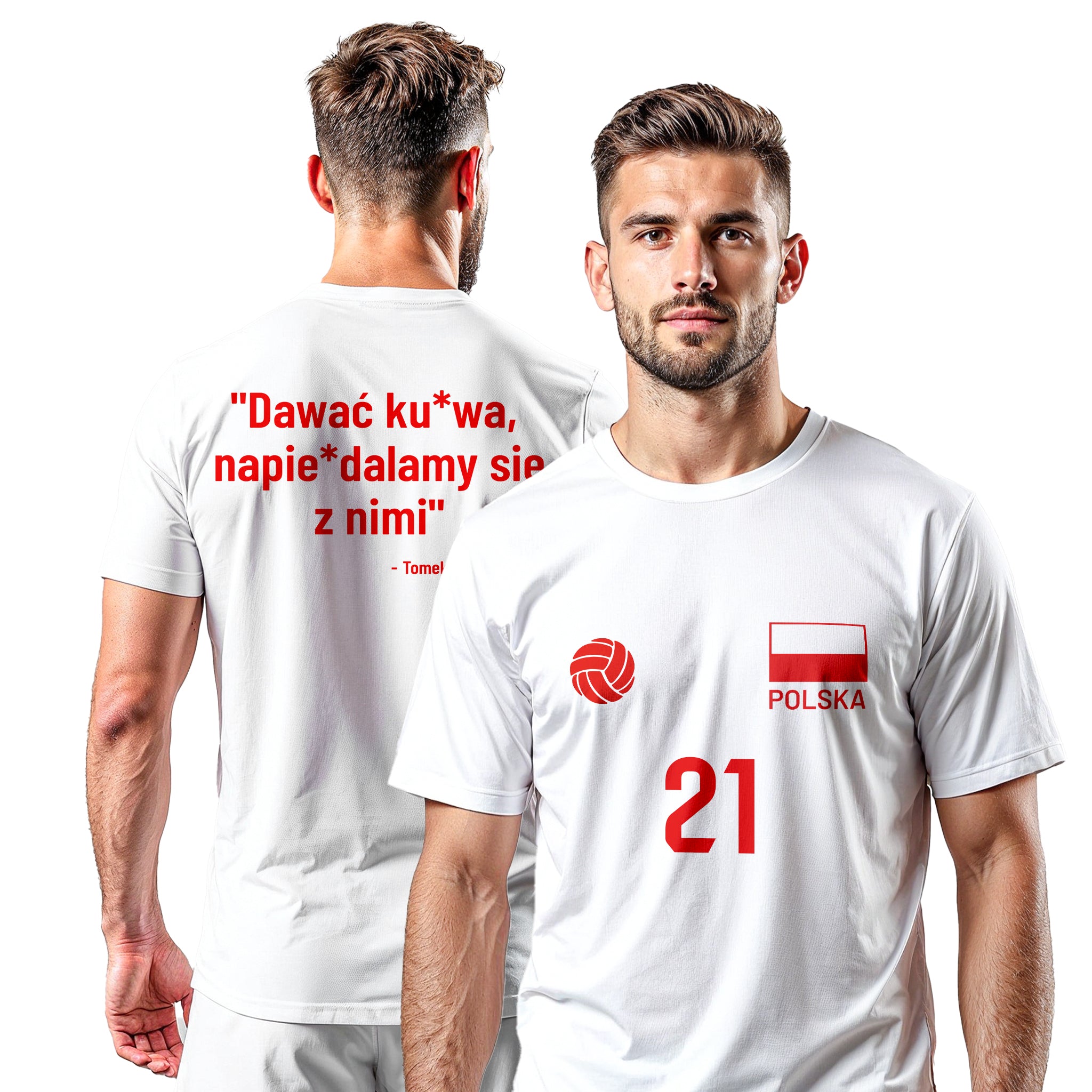 Koszulka siatkarska z cytatem