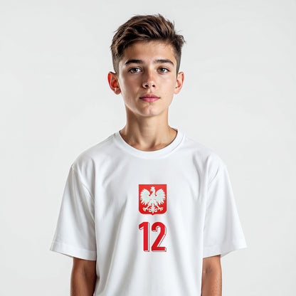 Strój Reprezentacji Polski Dla Dzieci z Własnym Nadrukiem